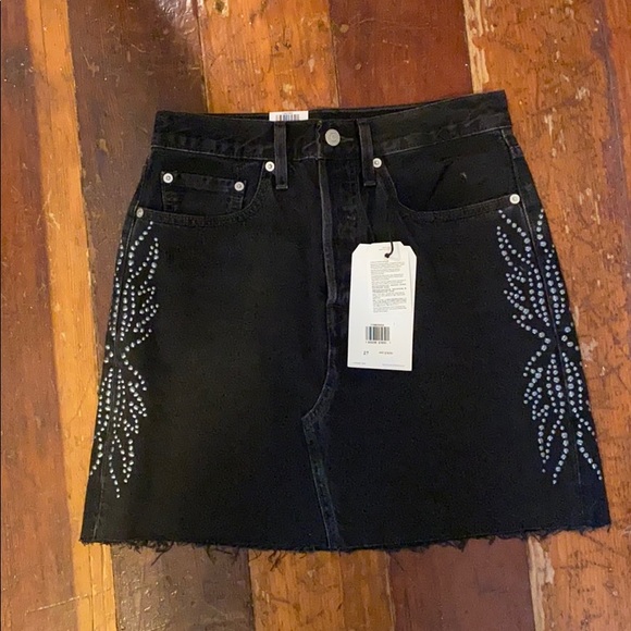 LEVI’S HR DECON ICONIC BF SKIRT FULL METAL - Picture 3 of 6